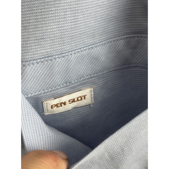 Berne Men's Workwear Blue Button Down Short Sleeve Size Large 0473 - Picture 4 of 8